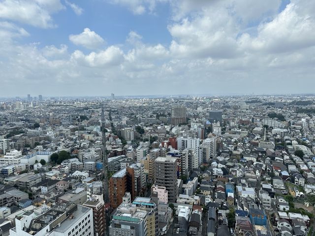 東京・三軒茶屋。無料で地上126mから都心や東京タワーの夜景も楽しめる『スカイキャロット展望ロビー』