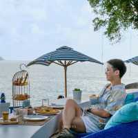 THE REEF คาเฟ่สีฟ้าขาวฟีลซานโตรินี