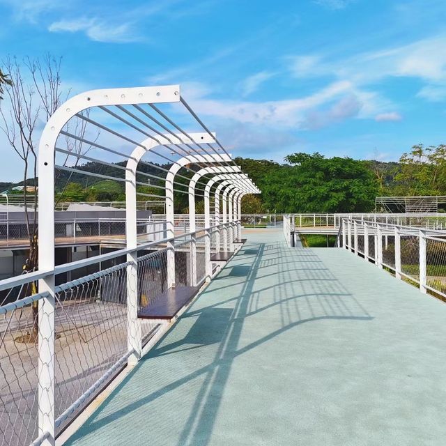 🌳🔬 左岸科技公園～幾何形狀與自然的完美融合！🏞️🔬💡