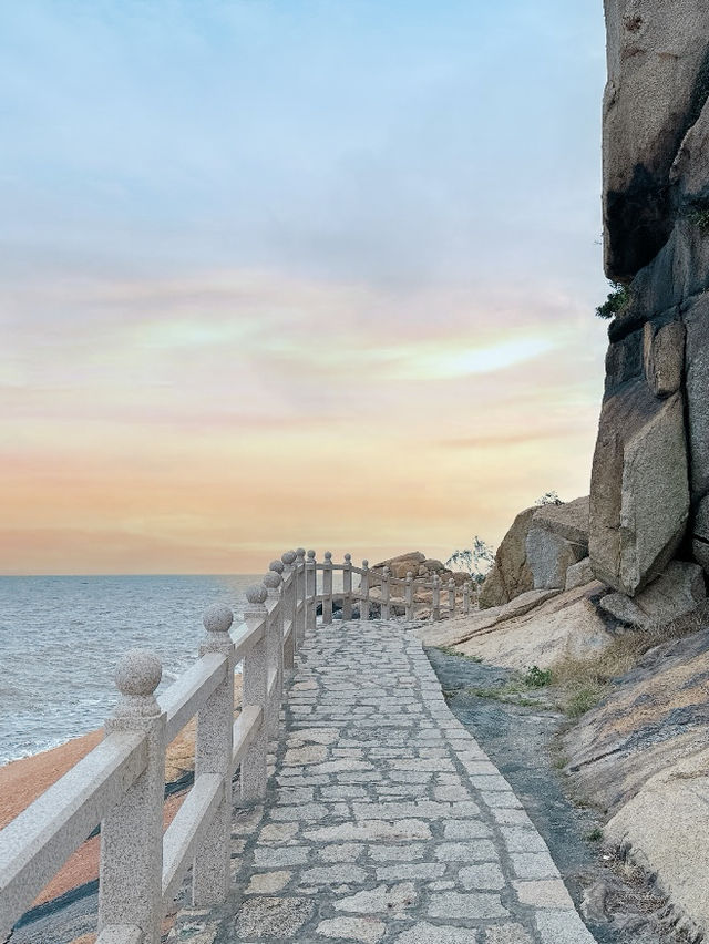 「澳門深度遊」🤟🏻路環 黑沙龍爪角海岸徑✨睇夕陽影靚相📸享受落日餘暉🌄 
