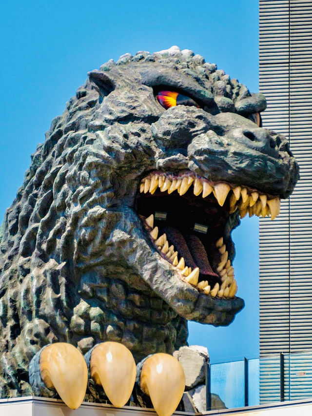 The Godzilla Head in Shinjuku