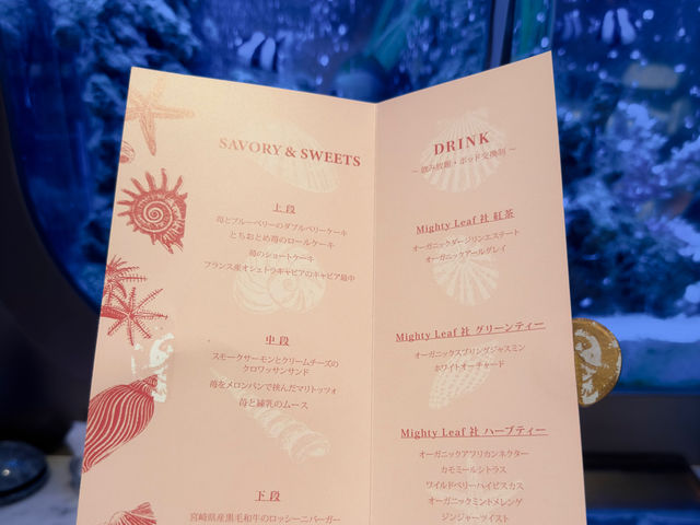 上野水族館アフターヌーンティー🫖