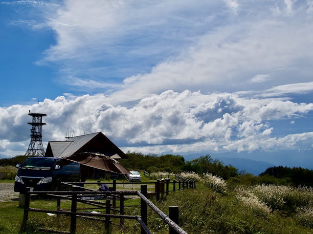 The Mt. Fuji in distance! 