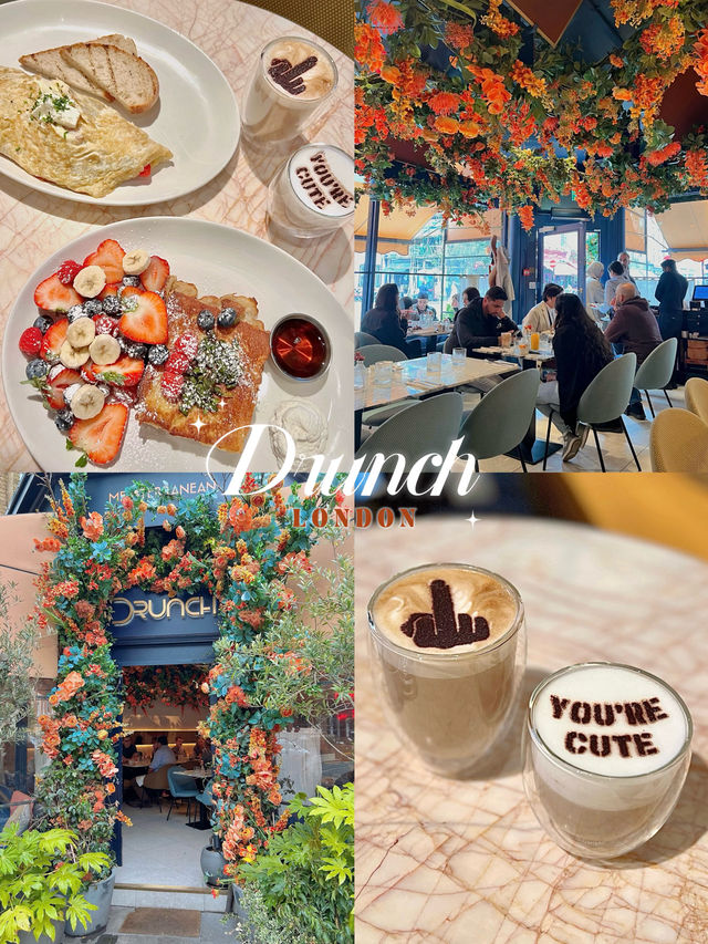 倫敦絕美花花主題brunch店-Drunch