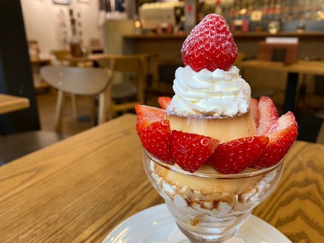 【福岡カフェ】プリンパフェが濃厚でおいしいカフェ