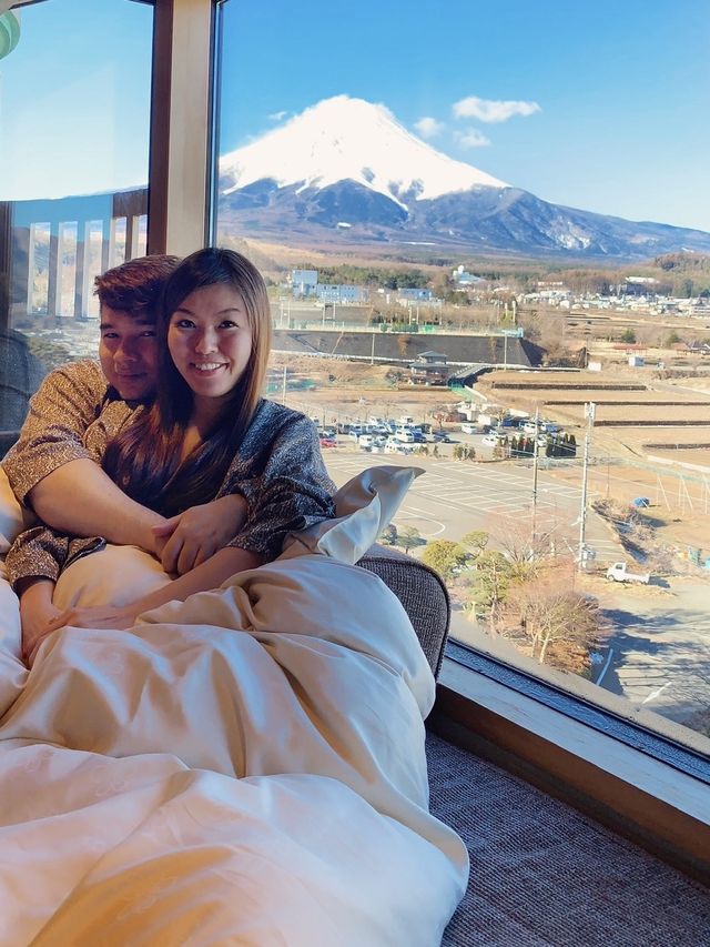 Fuji view at Hotel Kaneyamaen 