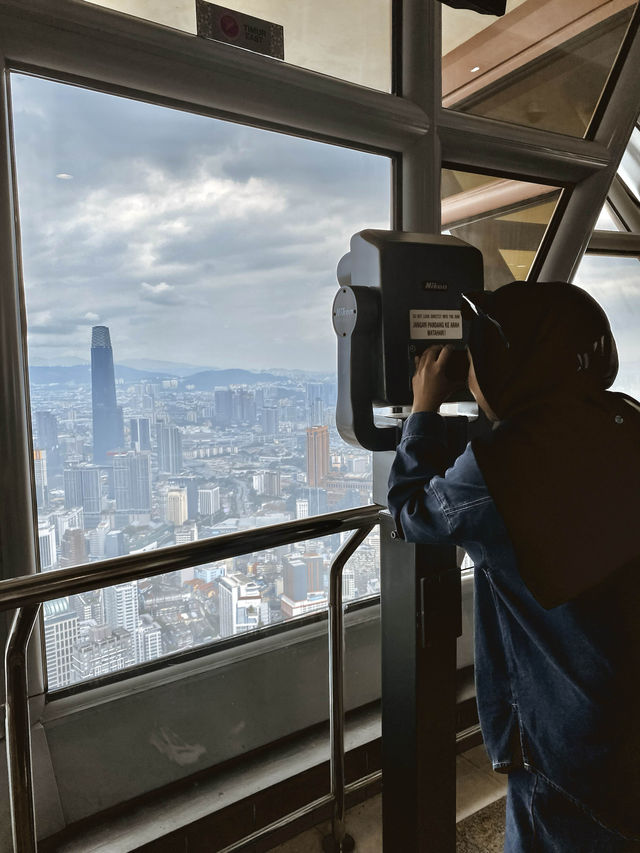 The best view of Kuala Lumpur from KL Tower!