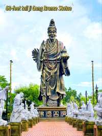 Fascinating 68-feet tall Ji Gong Bronze Statue