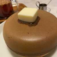 ぐりとぐらのパンケーキ🥞みたいなホットケーキ