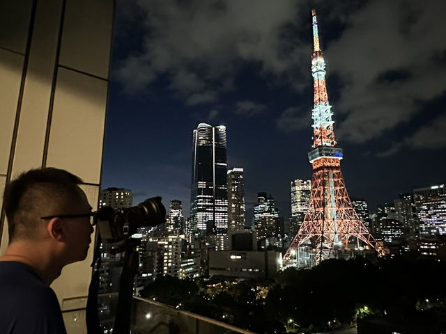 東京唯一近距離望鐵塔露台房間