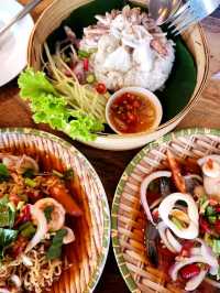 ร้านข้าวลงเข่ง ร้านเด็ดหาดวอนนภา