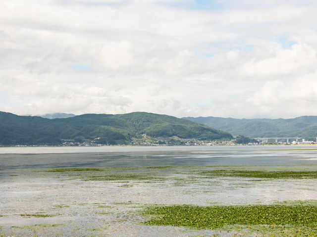 [長野] 眺望諏訪湖的朱白溫泉旅館