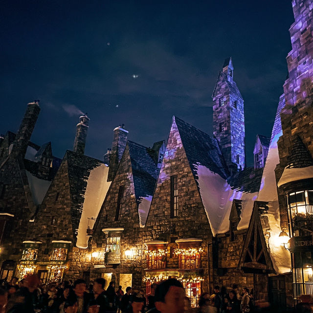 เดินเล่นยามค่ำคืนที่ Universal Studios โอซาก้า