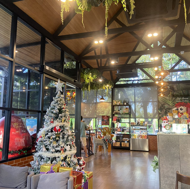 🎄คาเฟ่อเมซอน ปตท.หนองอ้อ อ.มะขาม จันทบุรี 