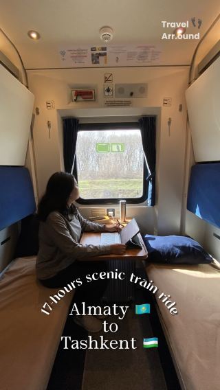 17-hours Scenic Train Ride from Almaty to Tashkent