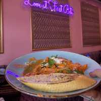 An All Pink-themed cafe- Fiaba Noida