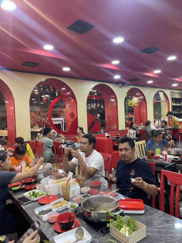 Shabu-shabu at Jinzi Shabu, Krabi