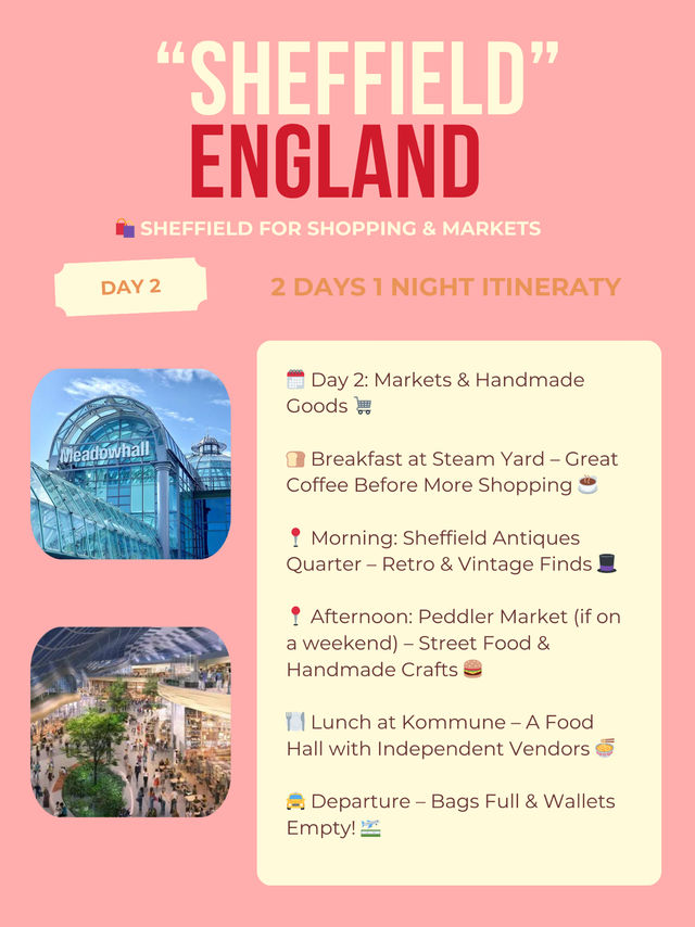 Sheffield itinerary ✈️