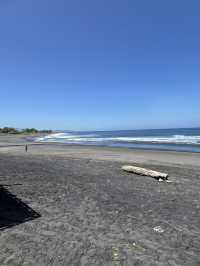 Black sand beach , Bali