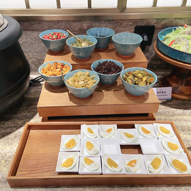 西安美居酒店早餐豐盛多樣！