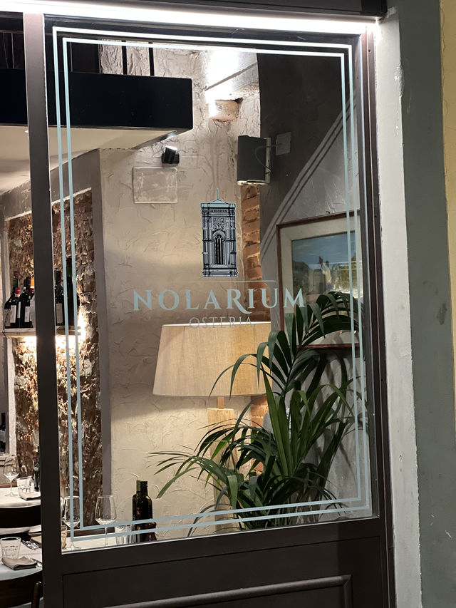 ✨ 피렌체 대성당 옆, 조용한 골목 속 숨은 레스토랑 Osteria Nolarium 🍷🍝