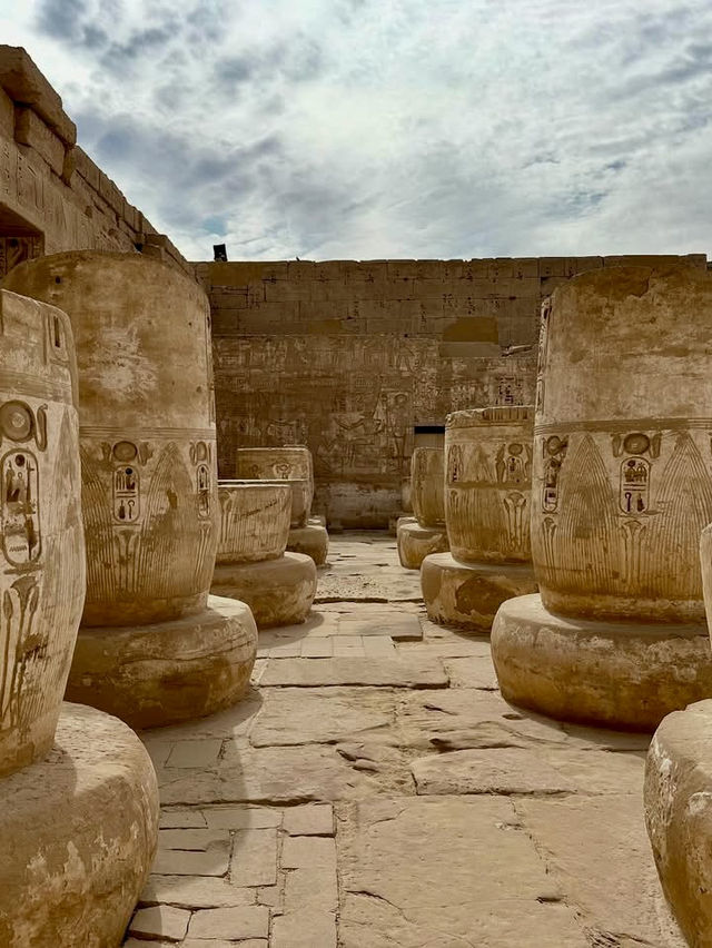 ✨ Deir el-Bahari Diaries: Pharaohs, Sandals, & a Goat’s Selfie Moment 🐐