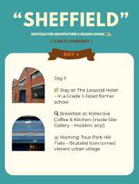 Sheffield for Architecture & Design Love