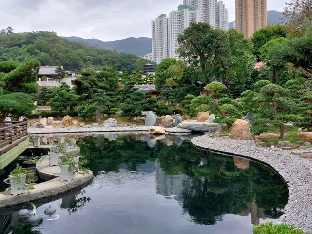 Beautiful views in Nanlian Garden in Hongkong