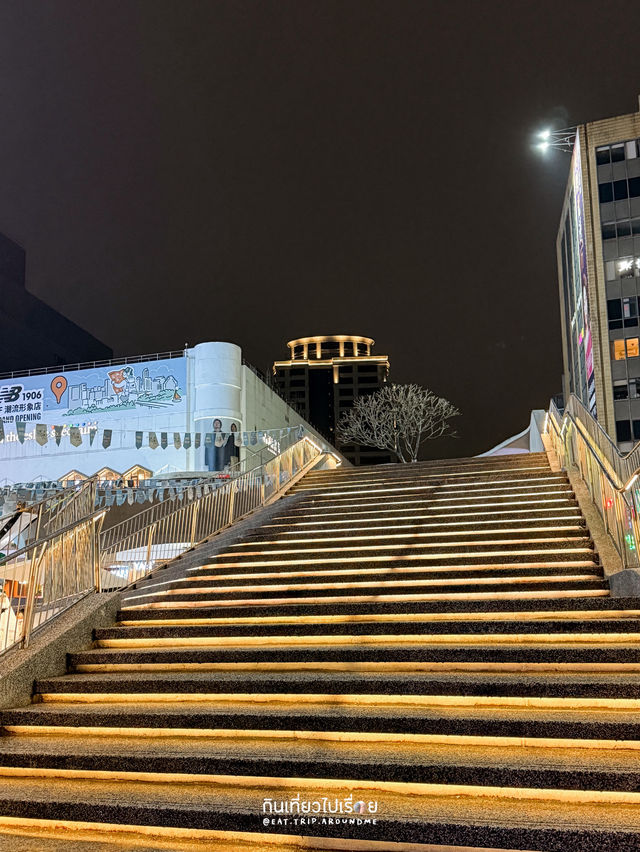เดินเล่นกลางสายฝนจนค่ำที่ Zhongshan☔️🌧️