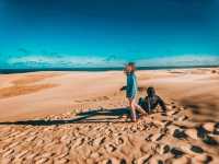 Sand, Smiles, and Screams of Joy at Anna Bay
