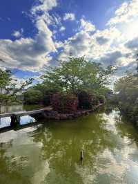 岡山｜浮在神池上的神社 探訪吉備國最古老的稻荷神社