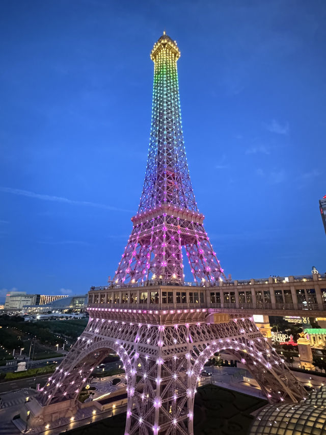 「澳門」的巴黎鐵塔！360度飽覽環迴氹仔日落景