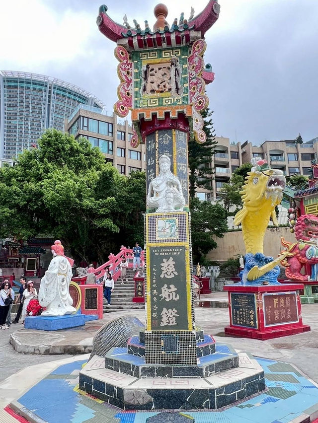 The Tin Hau and Kwun Yum Statues