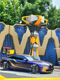 Futuristic Transformers Metrobase in Universal Studios Beijing