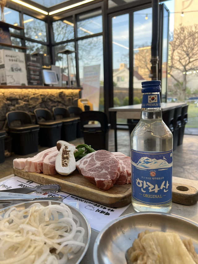 제주 이호애월 돌다메 - 한라산 소주와 어울리는 맛집