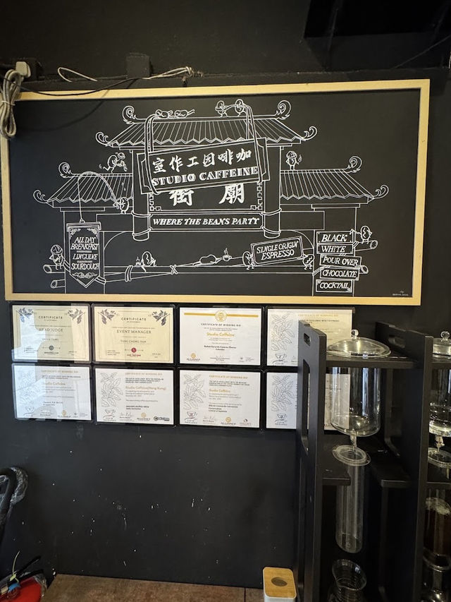 Studio Caffeine Hong Kong, Artful Brews and Handcrafted Comfort in Jordan