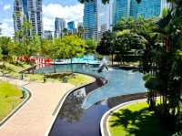 Petronas Twin Towers' Backyard: KLCC Park Kuala Lumpur