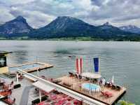 Lakeside Luxury: Floating Between Sky and Water
