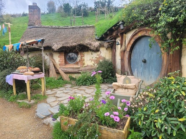Walking through the steps of a Hobbit in Hobbiton