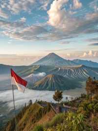 Mystical Sunrise Over Mount Bromo