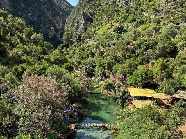 🌊💚 Lost in the beauty of Akchour Waterfalls, Morocco🇲🇦 🌿✨
