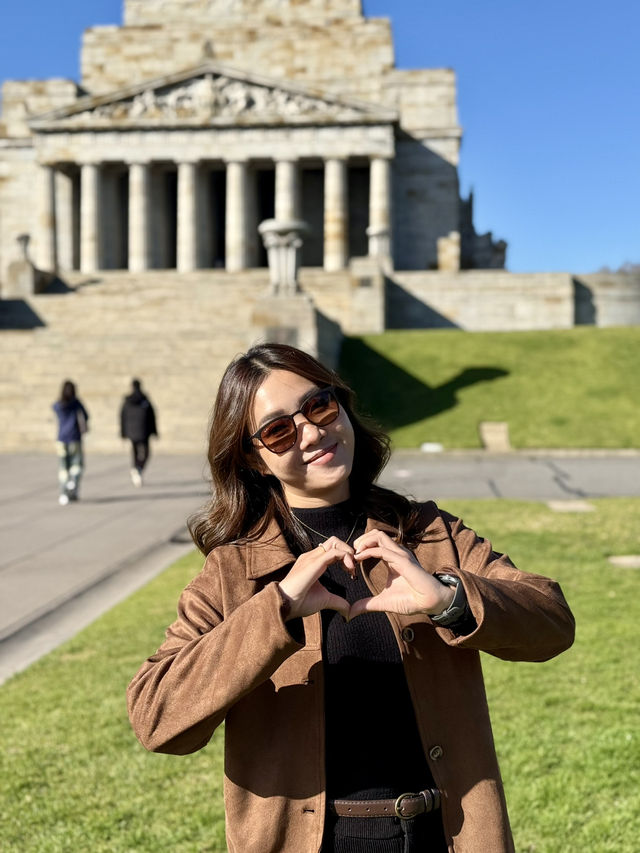 Historic Heart🏛️ Shrine of remembrance 