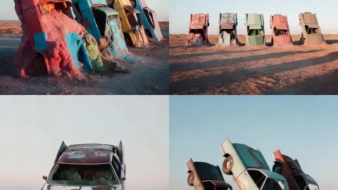 캐딜락 랜치: 로드 트립 중 한 번쯤 들러볼 만한 곳 — traveler post in 애머릴로