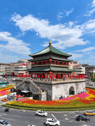 🇨🇳🏮 หอระฆังและหอกลองแห่งซีอาน (Xi’an Bell & Drum Towers) — แลนด์มาร์กโบราณใจกลางเมืองซีอาน ✨🤎