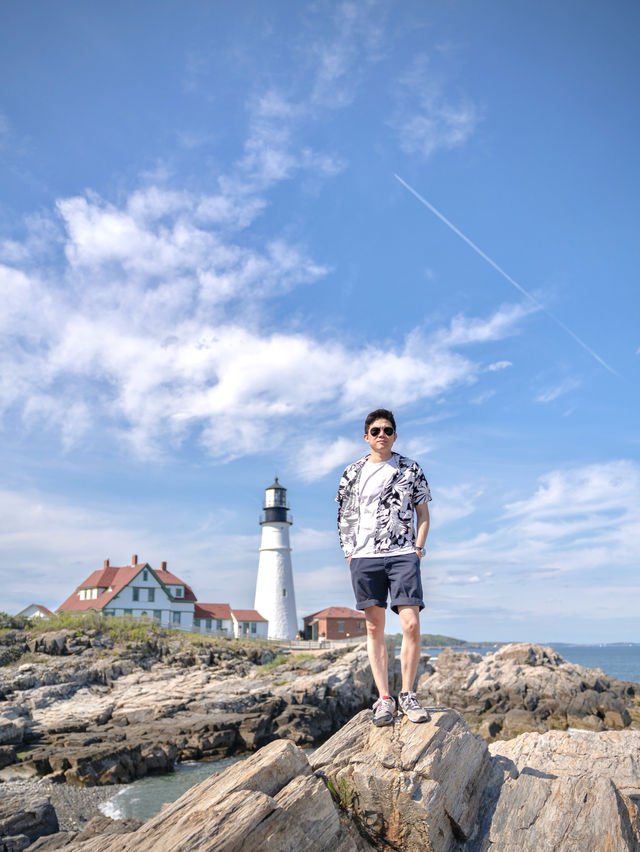 Perfect Day @ Portland Head Light, Maine