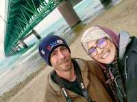 The only park where you can take a scenic stroll under the famous Mackinac Bridge