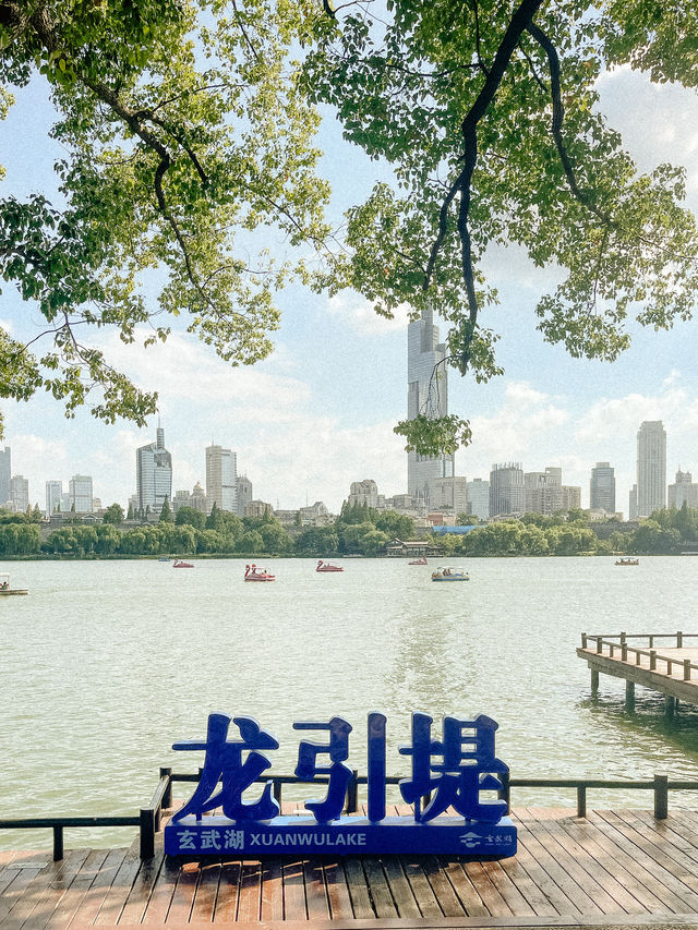Peaceful Afternoon at Xuanwu Lake 🌿✨