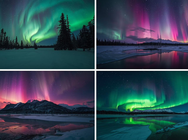 Winter’s Neon Sky Tripcom✨ Winter’s Neon Sky Tripcom✨