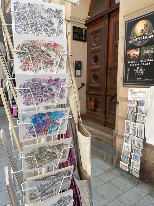 Cutest souvenir shop in Budapest
