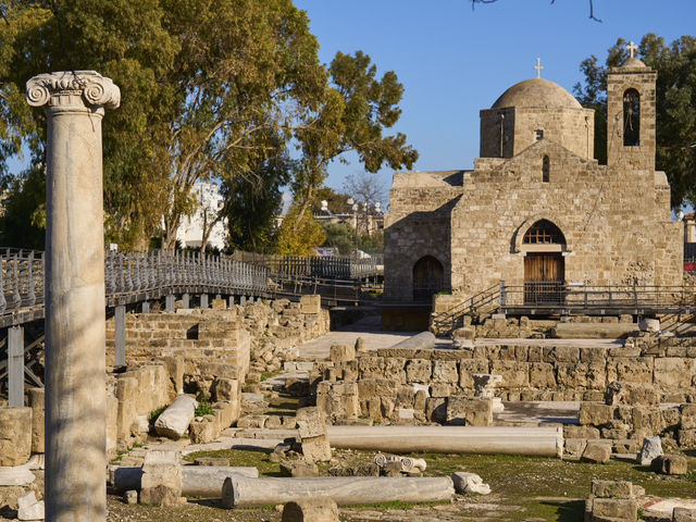 Old church in Paphos (Cyprus)